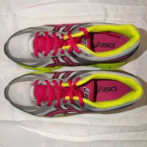 Women's Asics Patriot 7 Pink Green 7.5 shoes New with Box